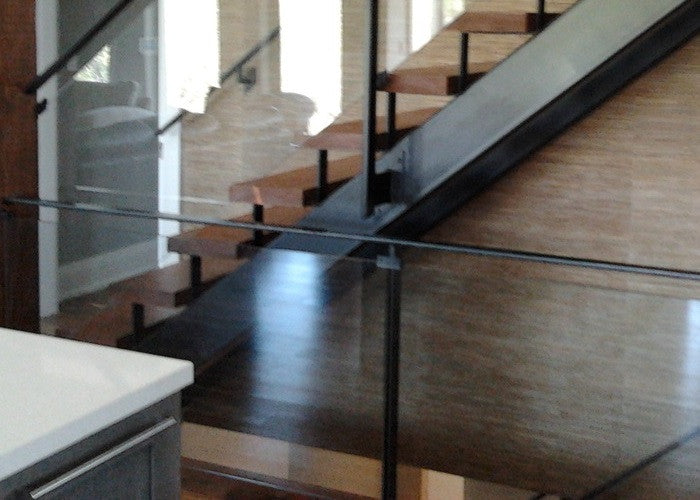 Glass Railing with a Contemporary Feel