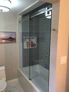 Shower Enclosure - Serenity Slider on Tub